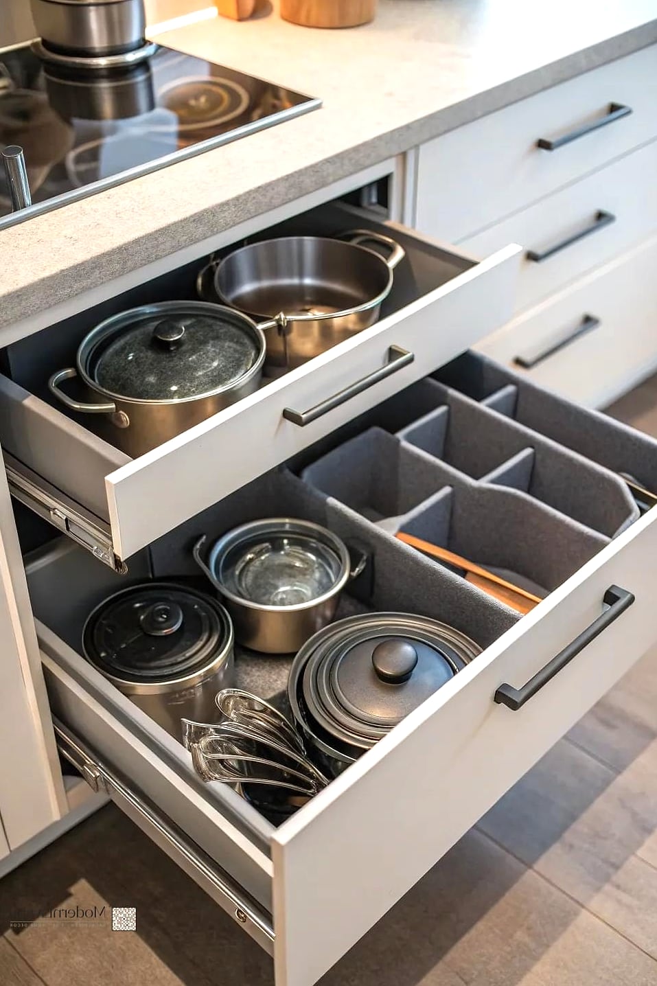 Deep Drawers Instead of Lower Cabinets