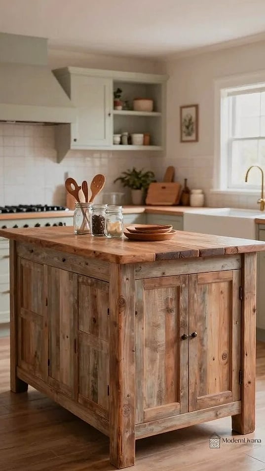 26 Kitchen Island Ideas You'll Want to Save Right Now 22 Deep Farmhouse Sink in the Island