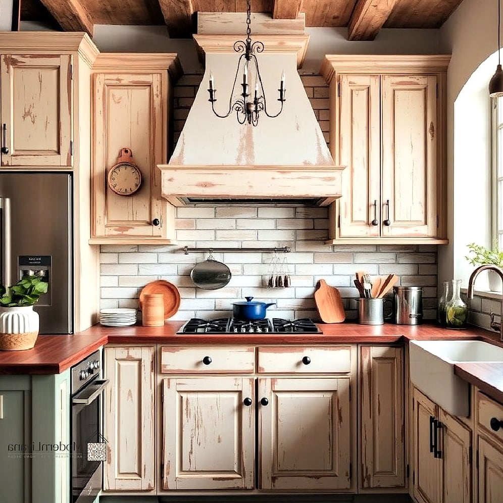 Distressed or Antiqued Cabinet Finishes