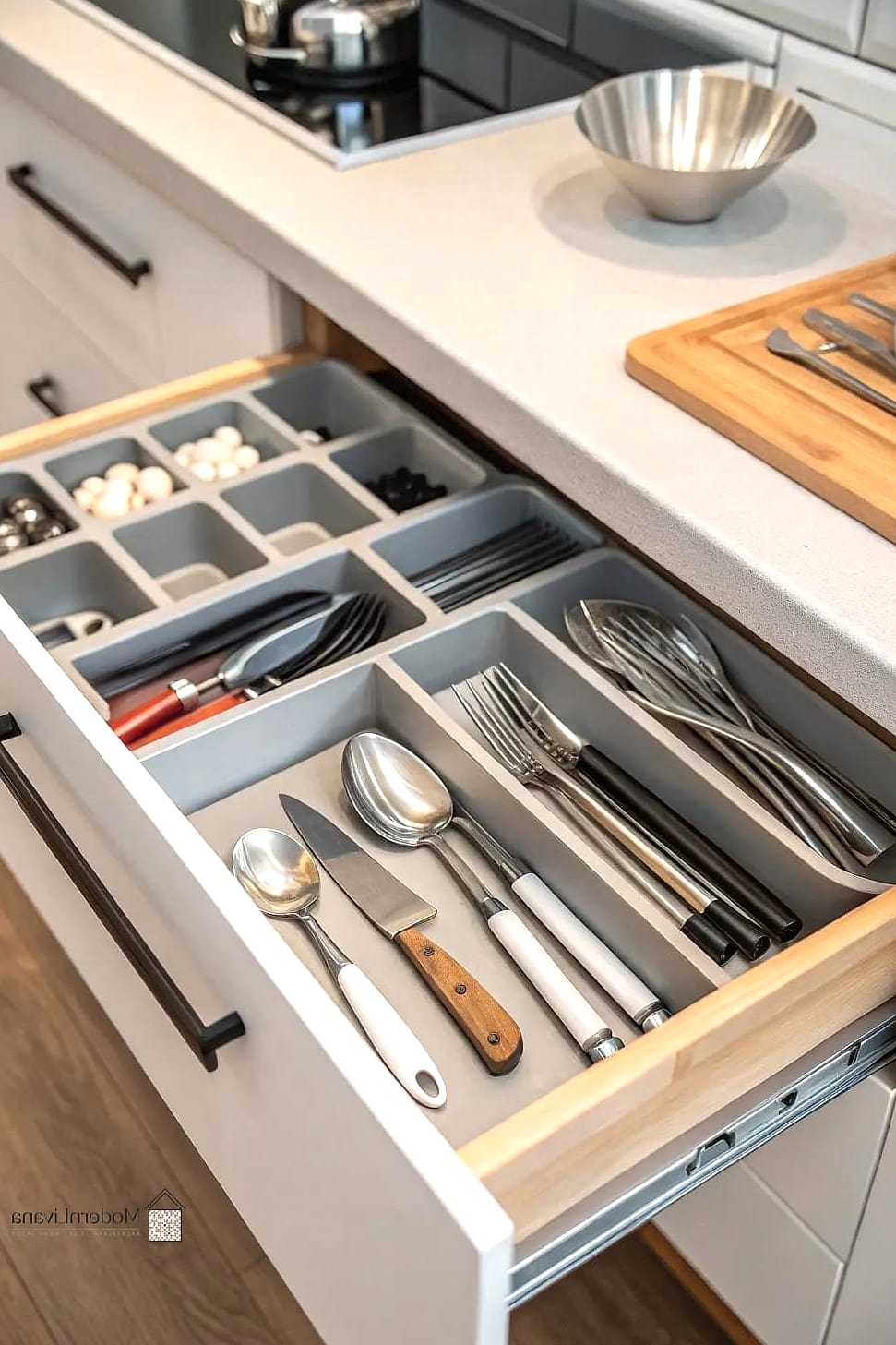 Drawer Dividers for Utensils and Tools