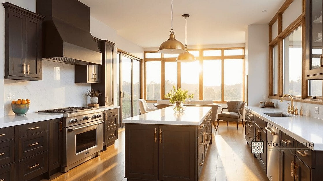 26 Espresso Kitchen Ideas You Haven't Seen Before 20 Espresso Cabinets with a Skylight