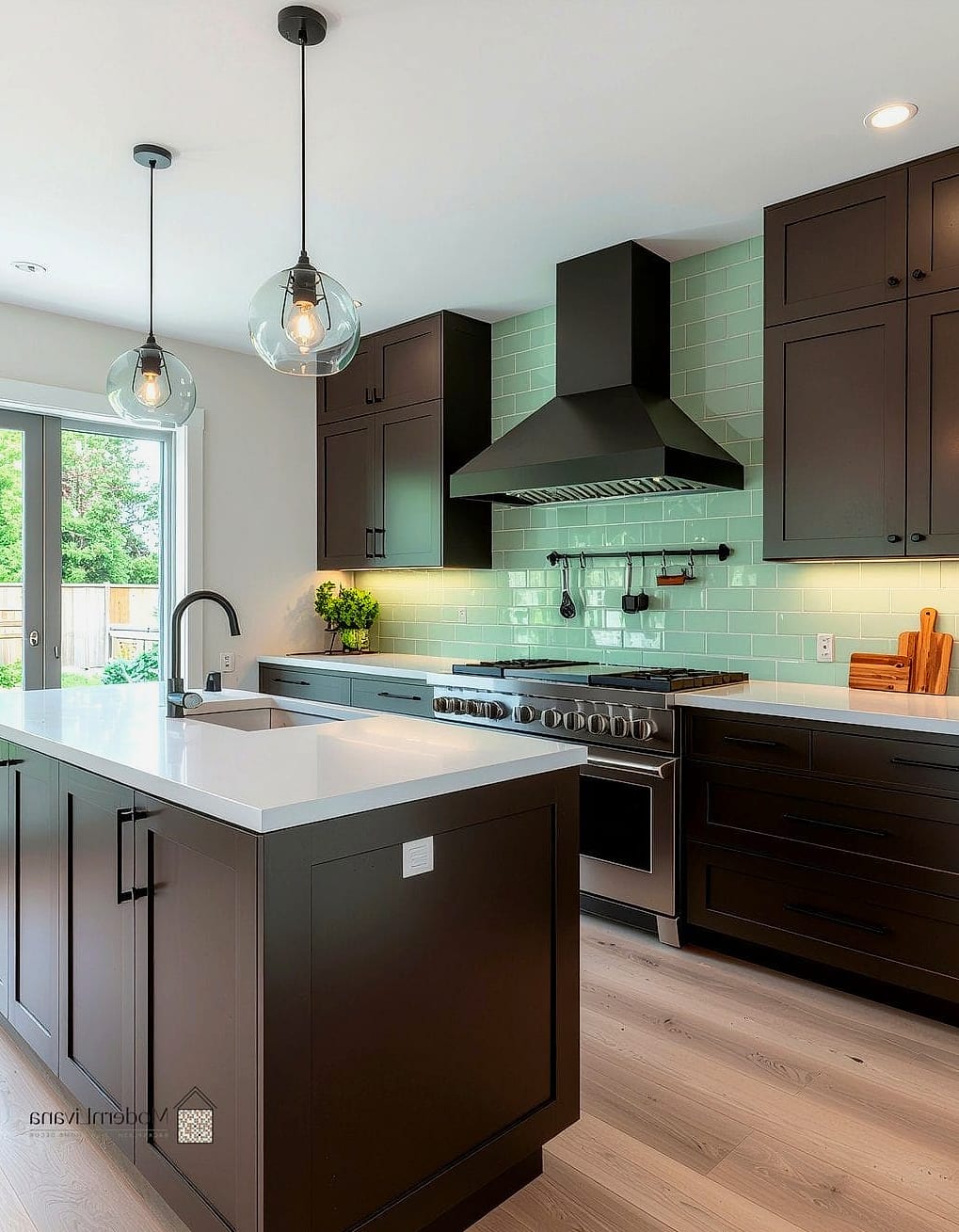 26 Espresso Kitchen Ideas You Haven't Seen Before 28 Espresso Cabinets with Greenery and Seasonal Styling