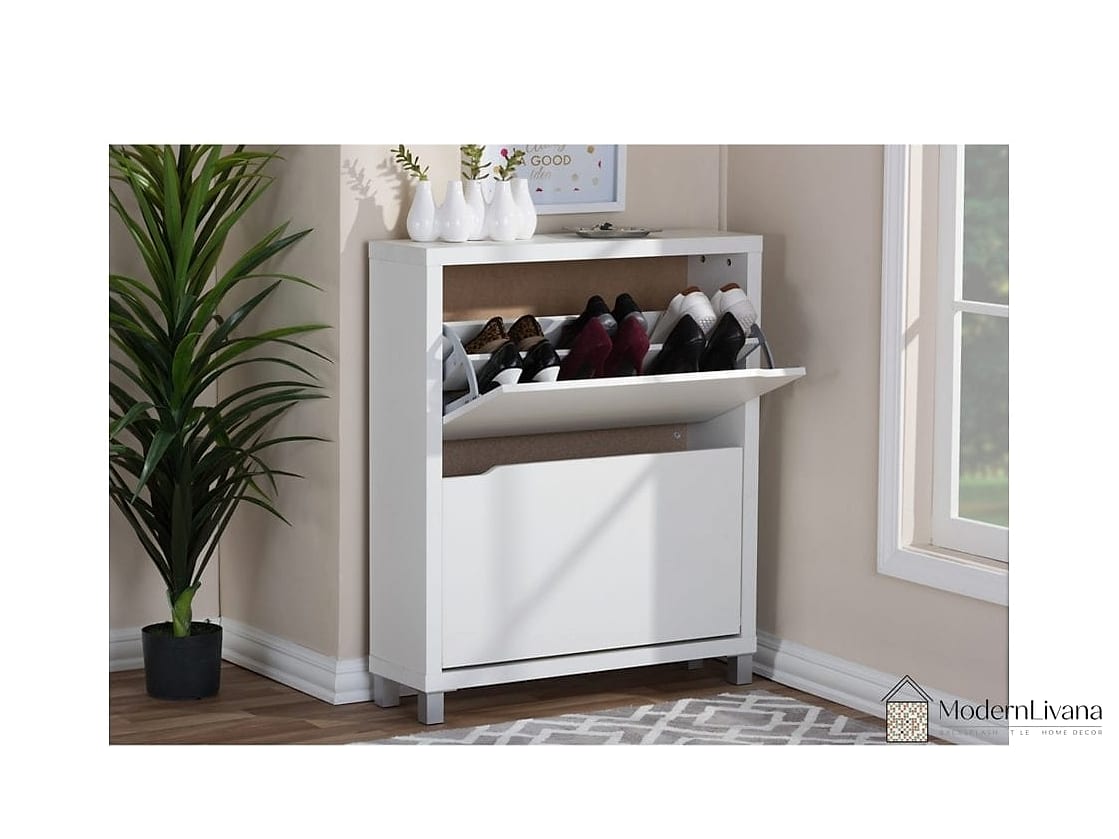 Extra-Wide White Cabinet for Large Families