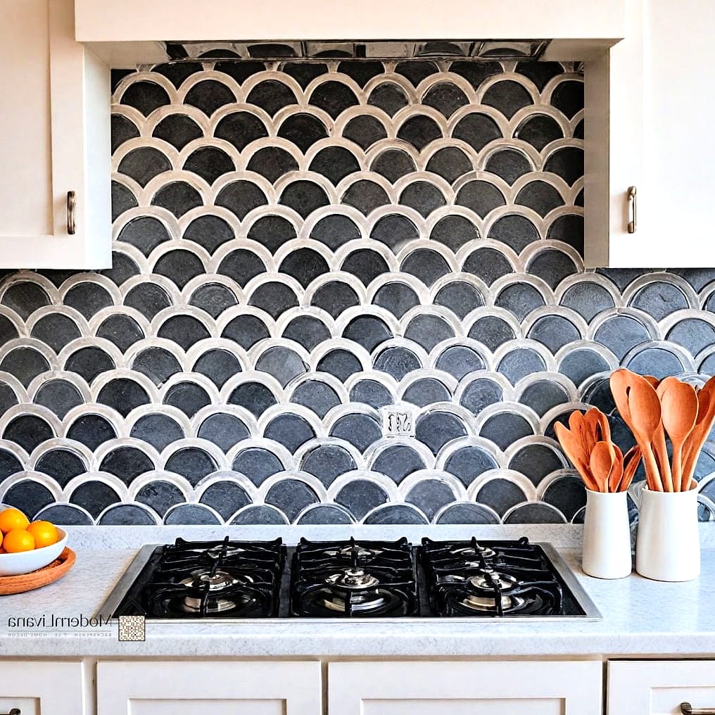 29 Best Backsplash Ideas for Every Home Style and Budget 22 Fish Scale Tile