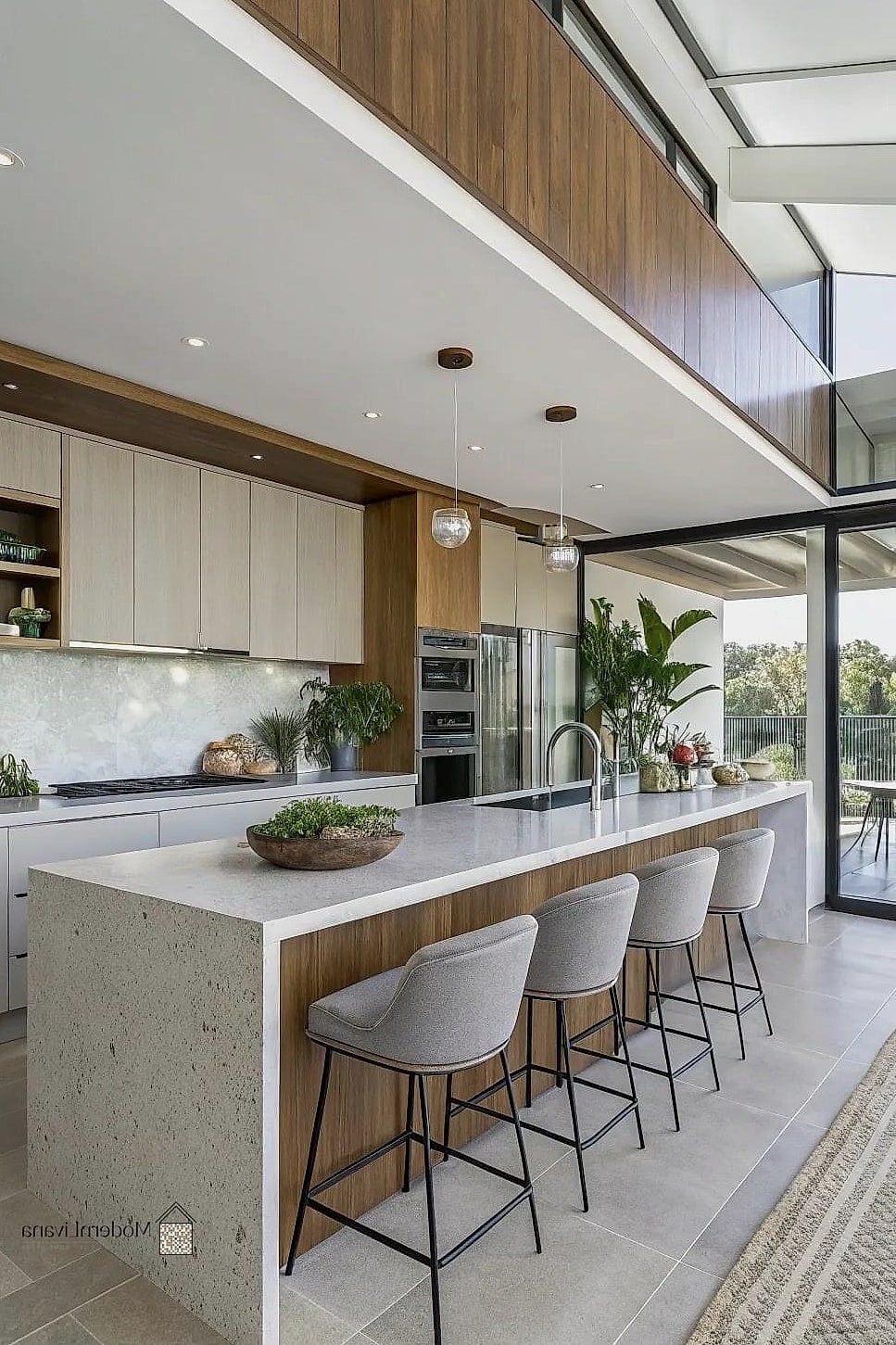 23 Very Small Kitchen Ideas to Show Your Contractor 16 Floating Breakfast Bar