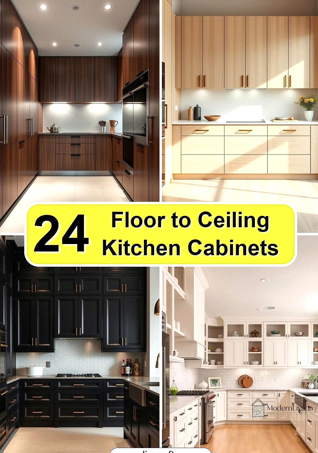 22 Kitchen Cabinet Ideas That Will Transform Your Space 11 Floor-to-Ceiling Cabinets
