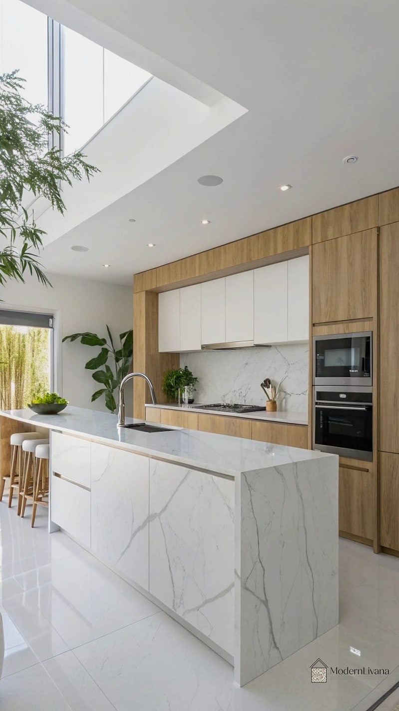 Floor-to-Ceiling White Cabinetry