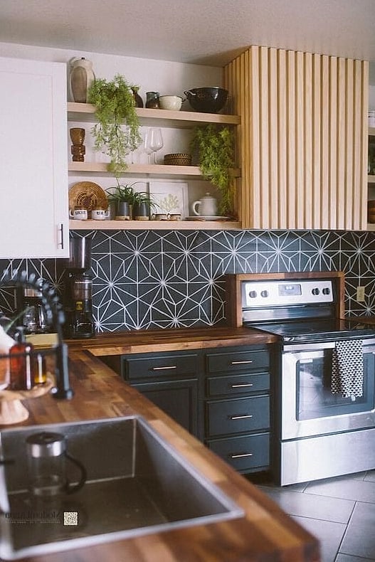 Fluted or Ribbed Tile