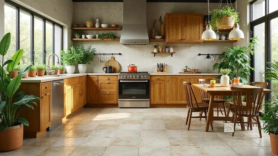 Full-Height Slab Backsplash