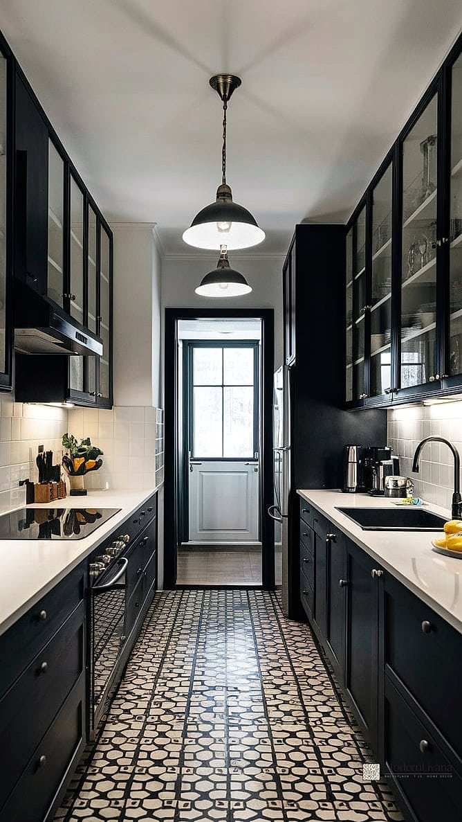 23 Very Small Kitchen Ideas to Show Your Contractor 2 Galley Layout with Parallel Counters