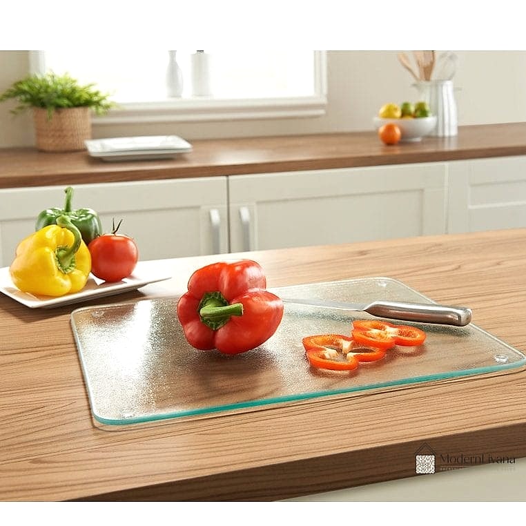 Glass Cutting Board Storage