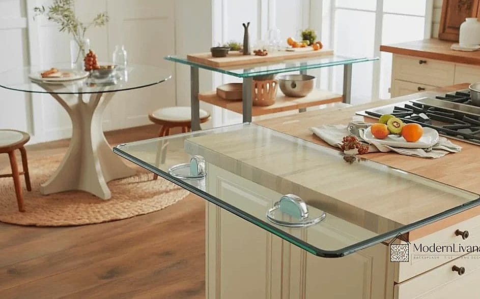26 Glass Kitchen Ideas to Inspire Your Next Renovation 24 Glass Tabletop for a Breakfast Nook