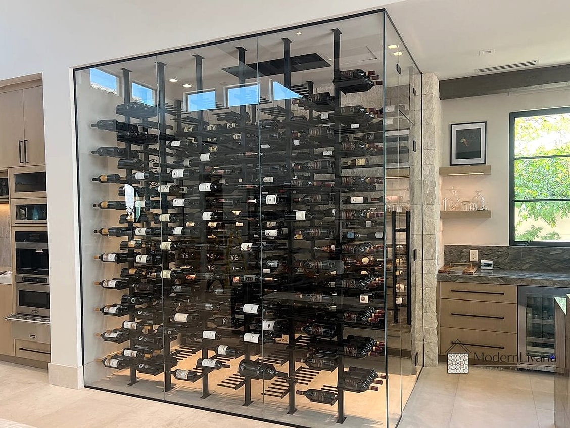 Glass Wine Storage Display