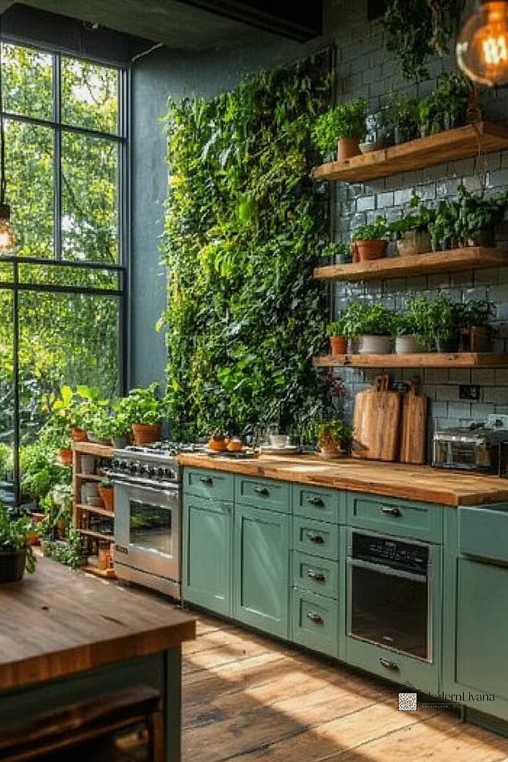 Greenery on or Near the Table