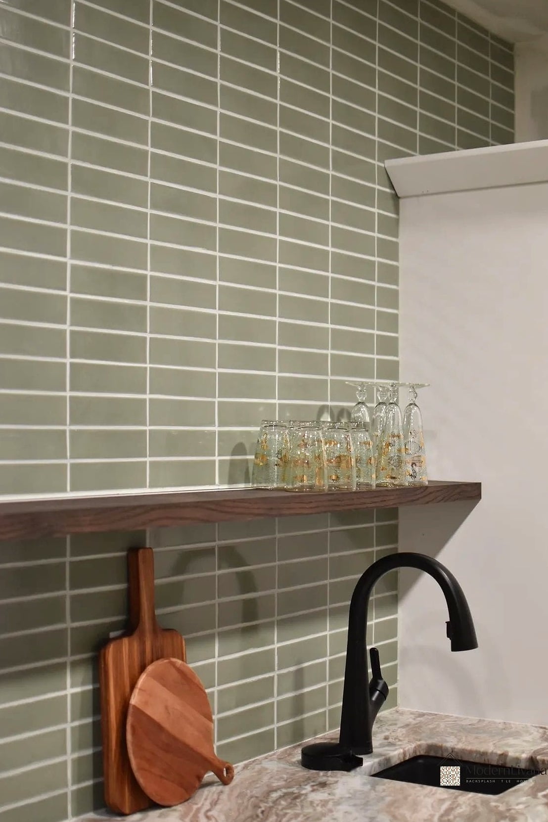 Green Subway Tile