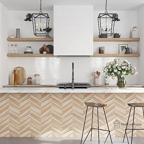 Handmade Ceramic Tile with Texture