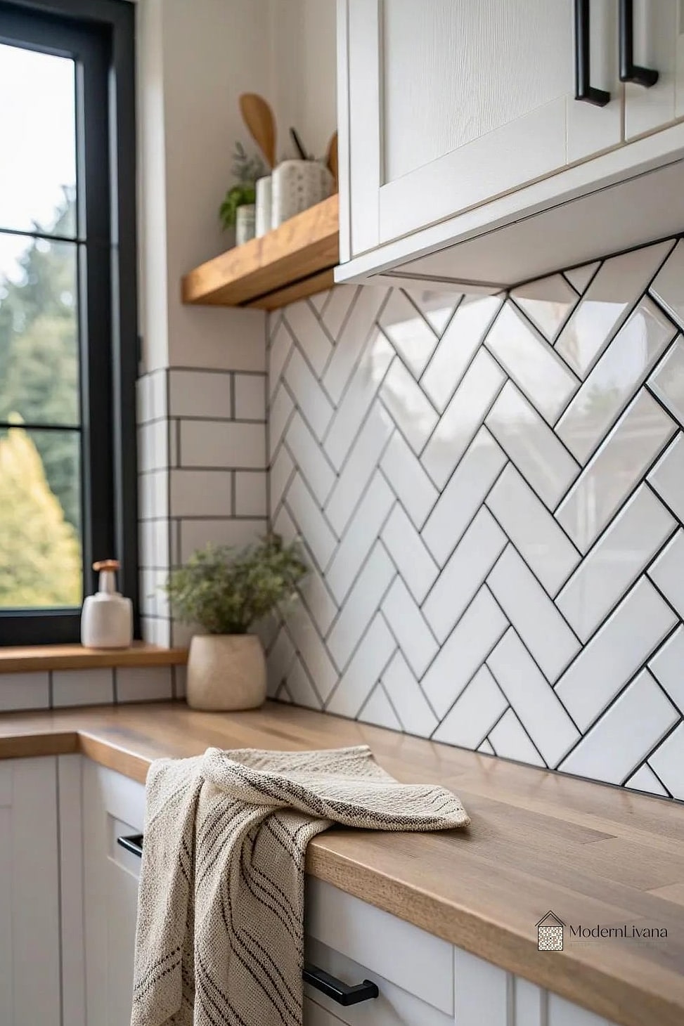 29 Best Backsplash Ideas for Every Home Style and Budget 4 Herringbone Pattern Tile