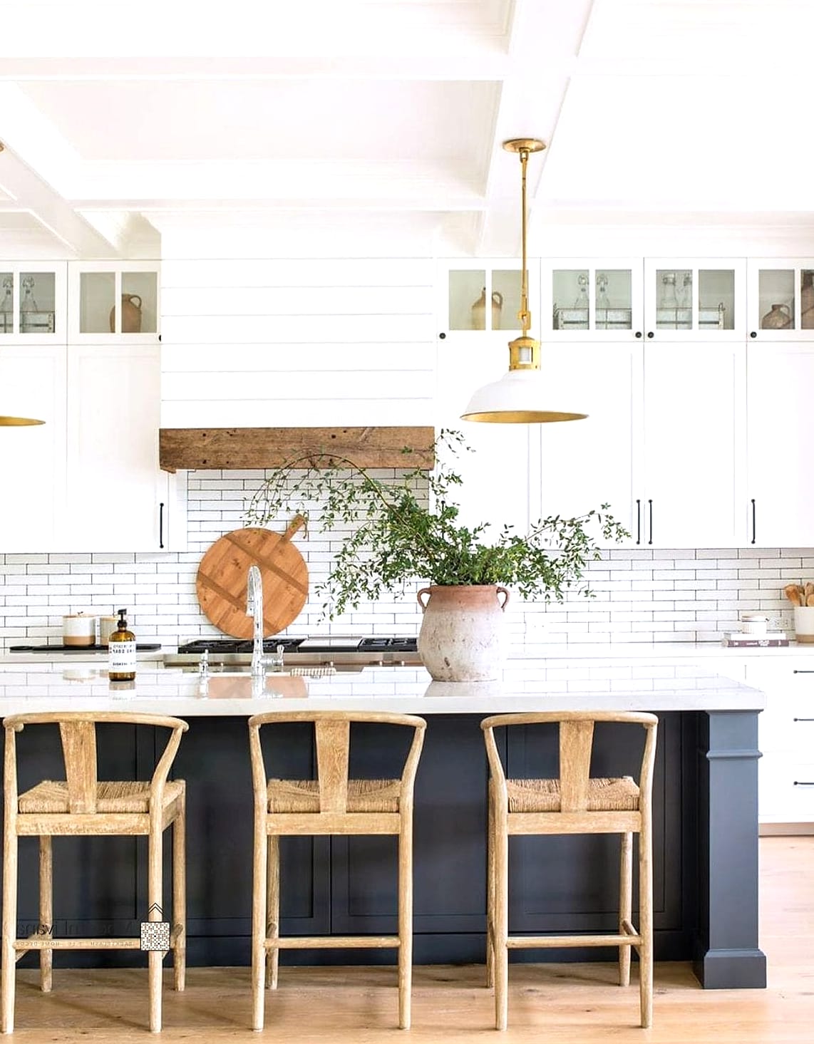 27 Kitchen Island Ideas for Every Home Style and Budget 15 Herringbone Tile-Front Island