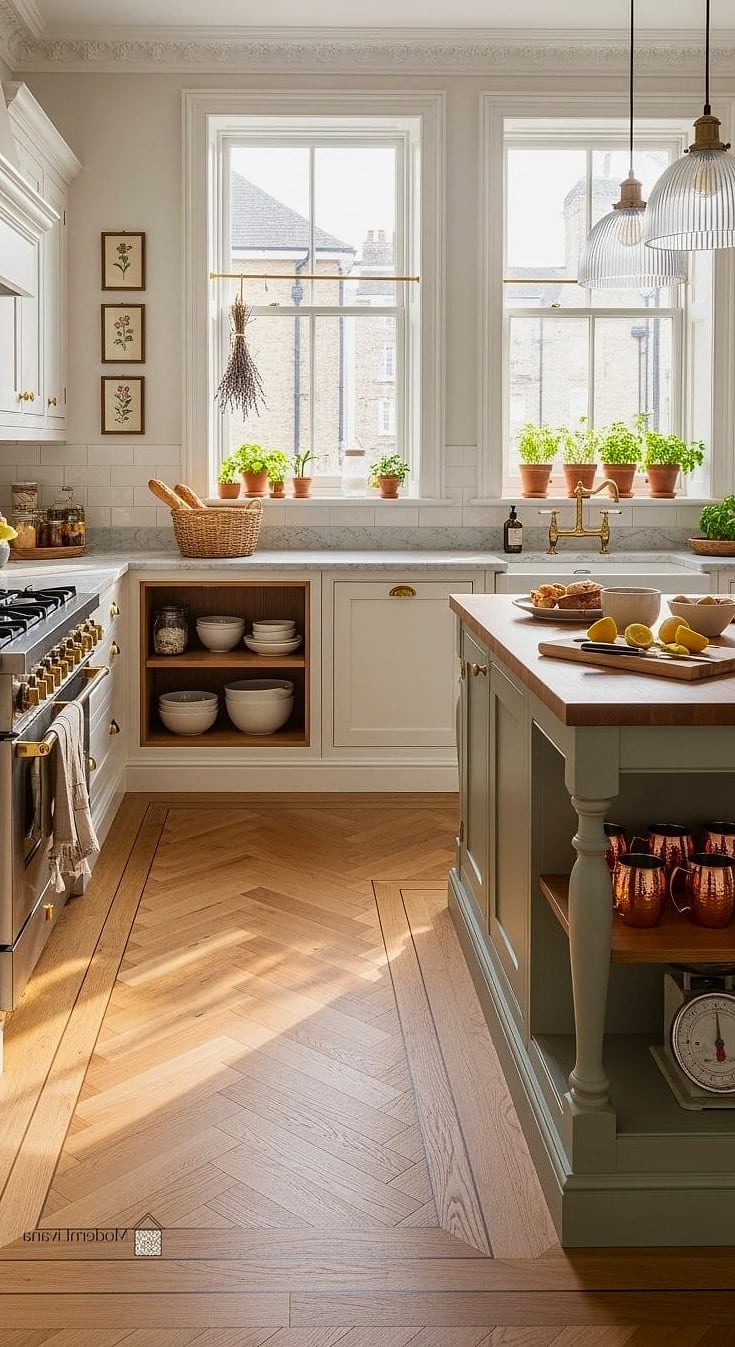 Herringbone Wood Flooring