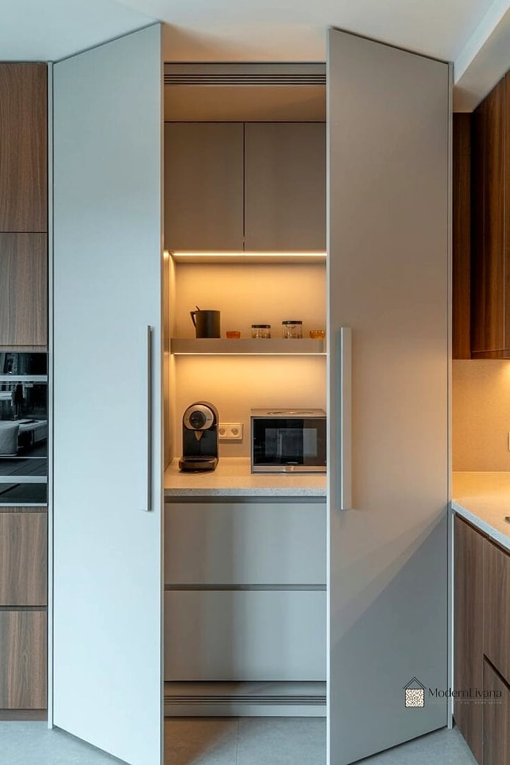 Hidden Appliance Garages