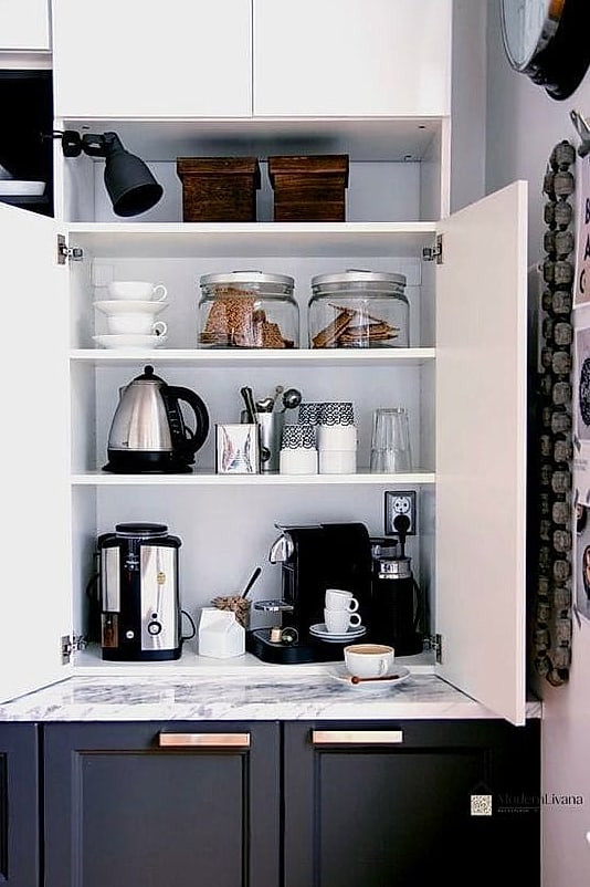 Hidden Appliance Garage