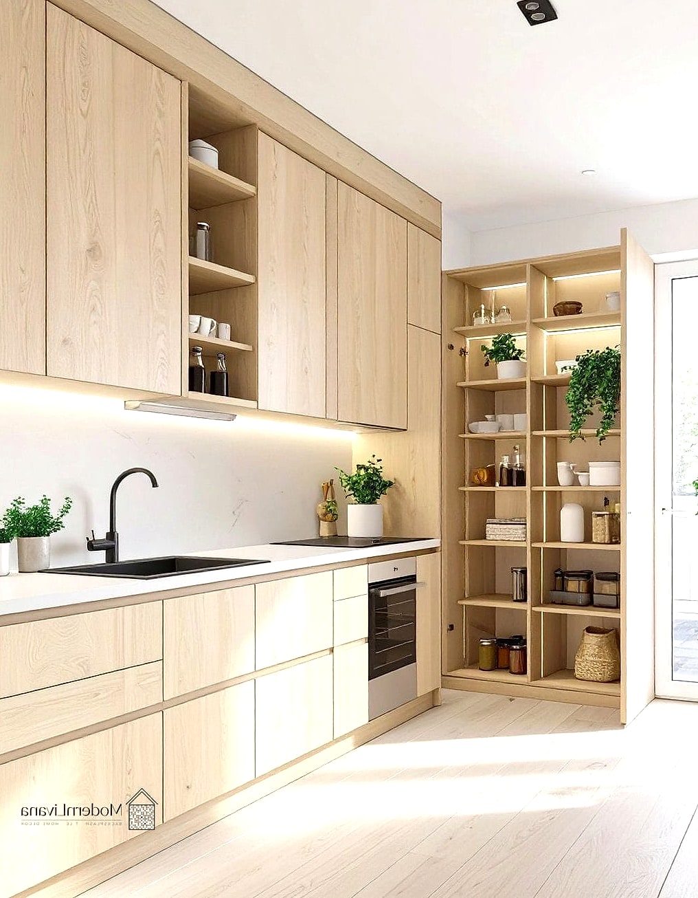 Hidden Appliance Panels