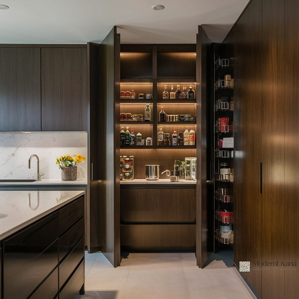 Hidden Pantry Storage