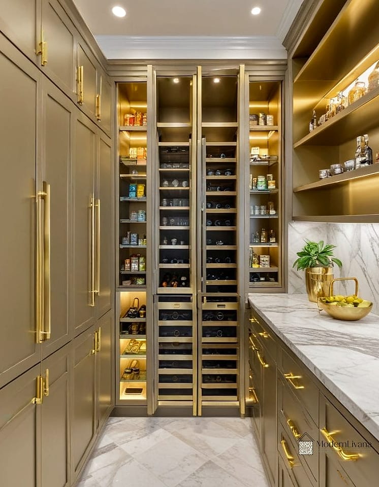 Hidden Walk-In Pantry Door