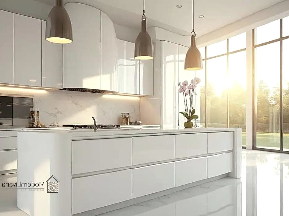 22 Kitchen Cabinet Ideas That Will Transform Your Space 4 High Gloss Cabinets for a Sleek Look