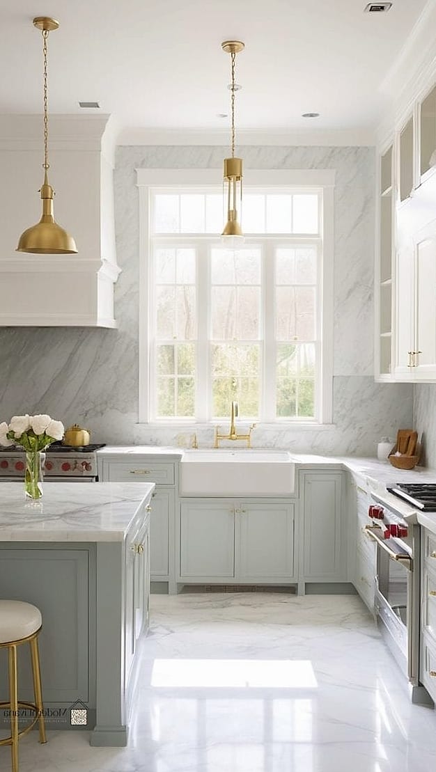 Honed Marble Instead of Polished