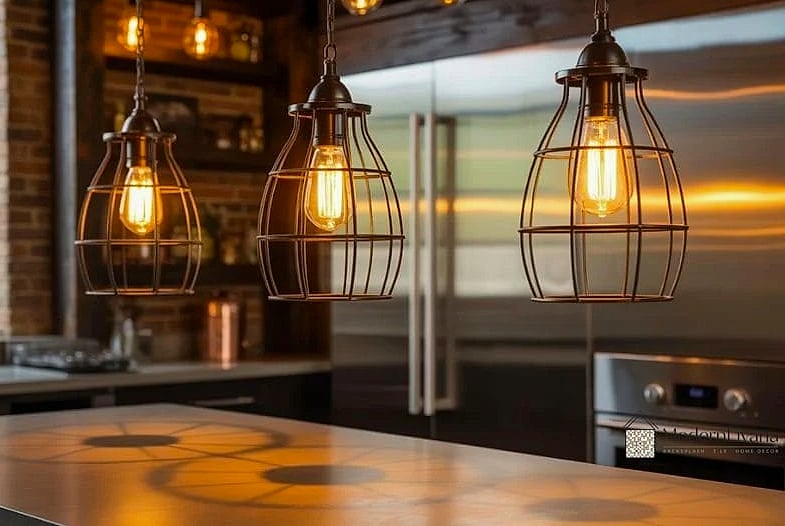 23 Pendant Lights for Kitchen Ideas That Will Change How You See Your Home 8 Industrial Cage Pendants