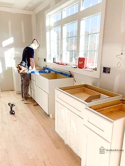 Install Cabinet Trim or Beadboard Panels