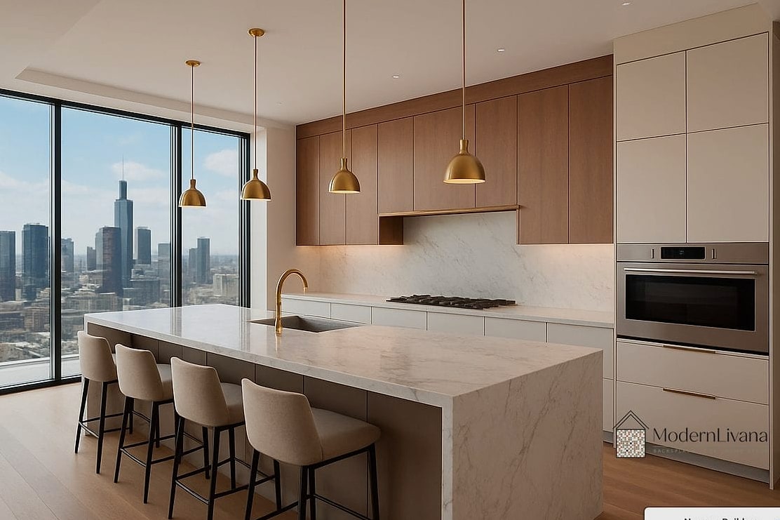 22 Luxury Modern Kitchen Ideas That Prove This Trend Is Here to Stay 6 Integrated Panel Appliances