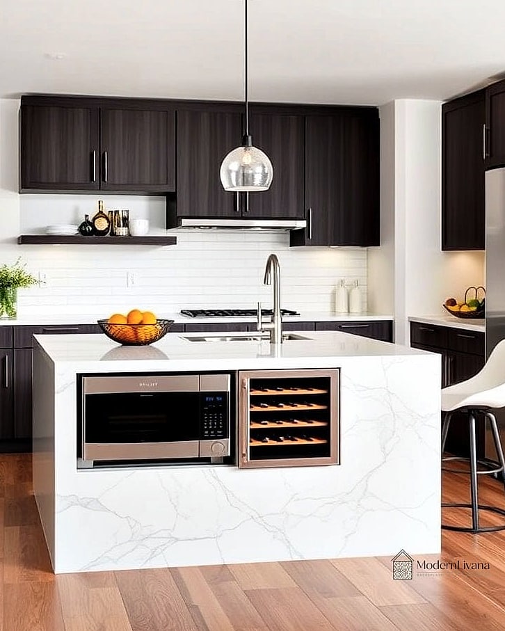 27 Kitchen Island Ideas for Every Home Style and Budget 17 Island with Hidden Appliance Storage