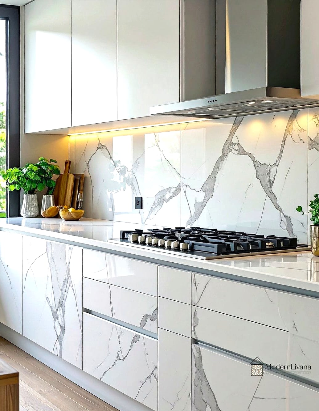 Large-Format Porcelain Slabs