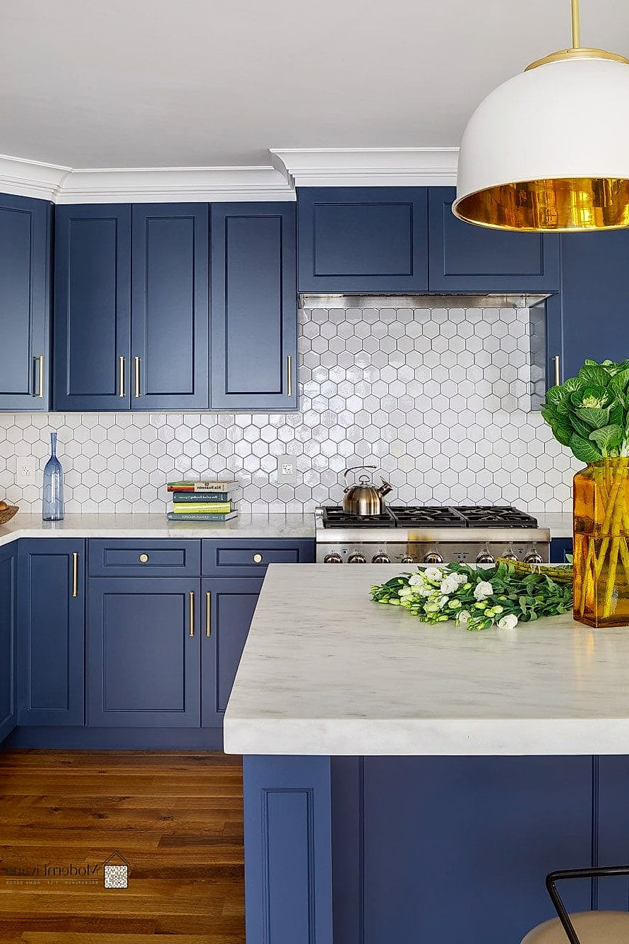 Large Format Porcelain Slab Backsplash