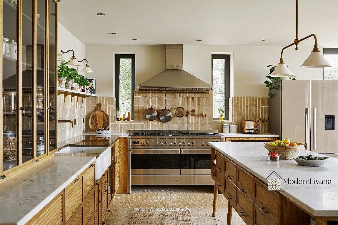 Latte-Colored Cabinetry