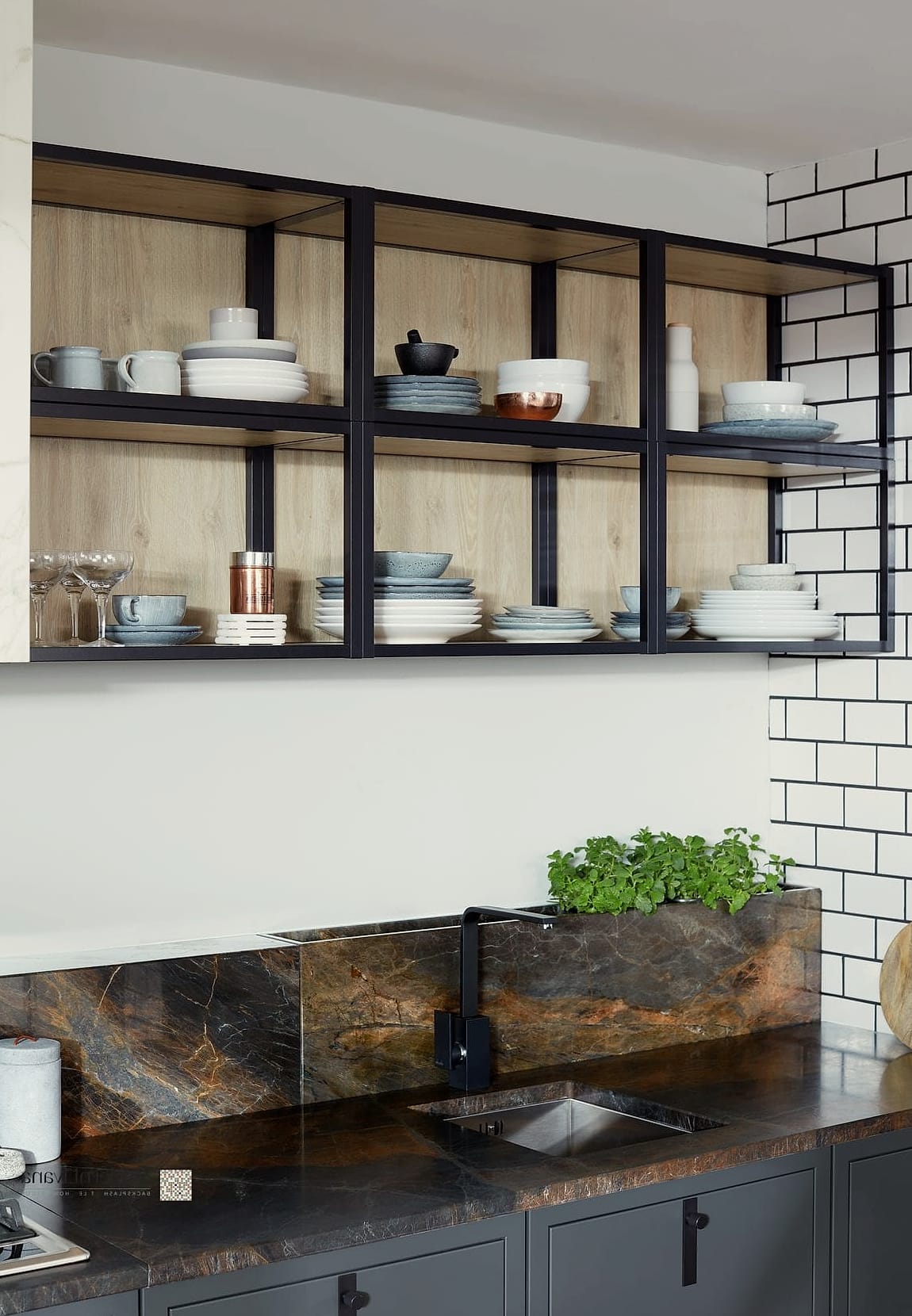 Layer in Open Shelving