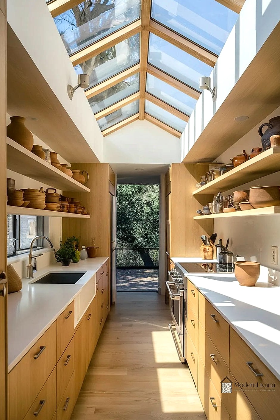 27 Light Wood Kitchen Ideas Worth Bookmarking Before You Renovate 17 Light Wood Galley Kitchen