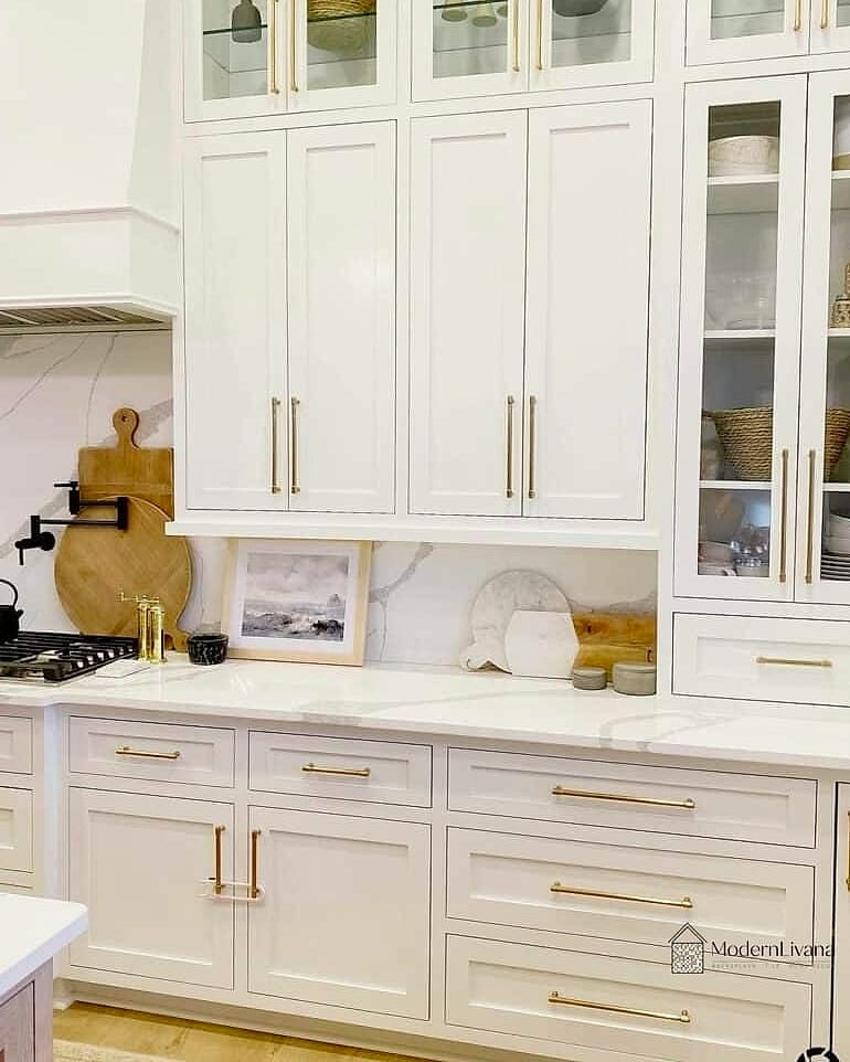 28 Hardware for White Cabinets Ideas That Will Change How You See Your Home 18 Long Vertical Pulls for Tall Cabinets