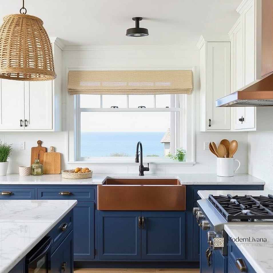 Marble Countertops with Soft Veining