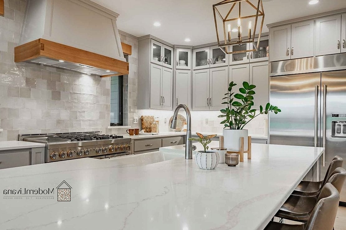 Marble-Look Quartz Countertops