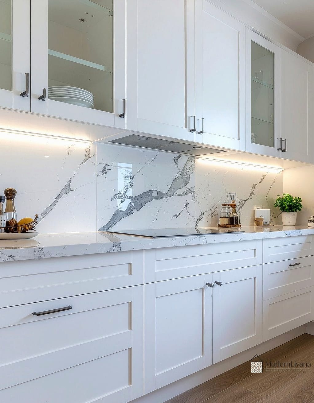 29 Best Backsplash Ideas for Every Home Style and Budget 7 Marble Slab Backsplash