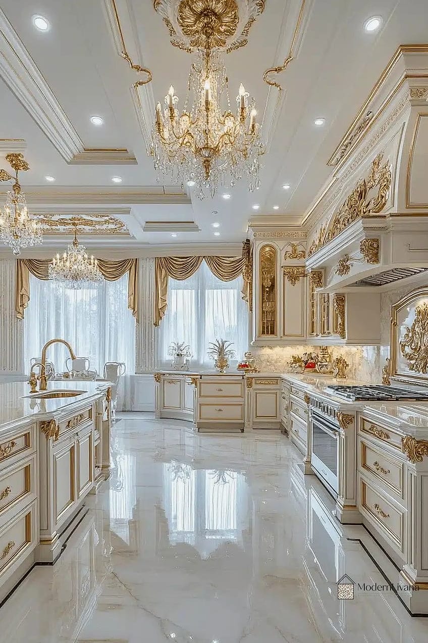 Marble Tile Ceiling Detail