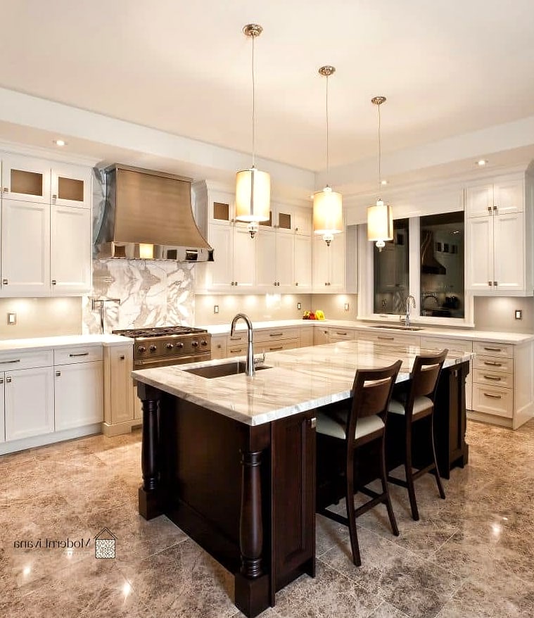 27 Kitchen Island Ideas for Every Home Style and Budget 7 Marble-Topped Island