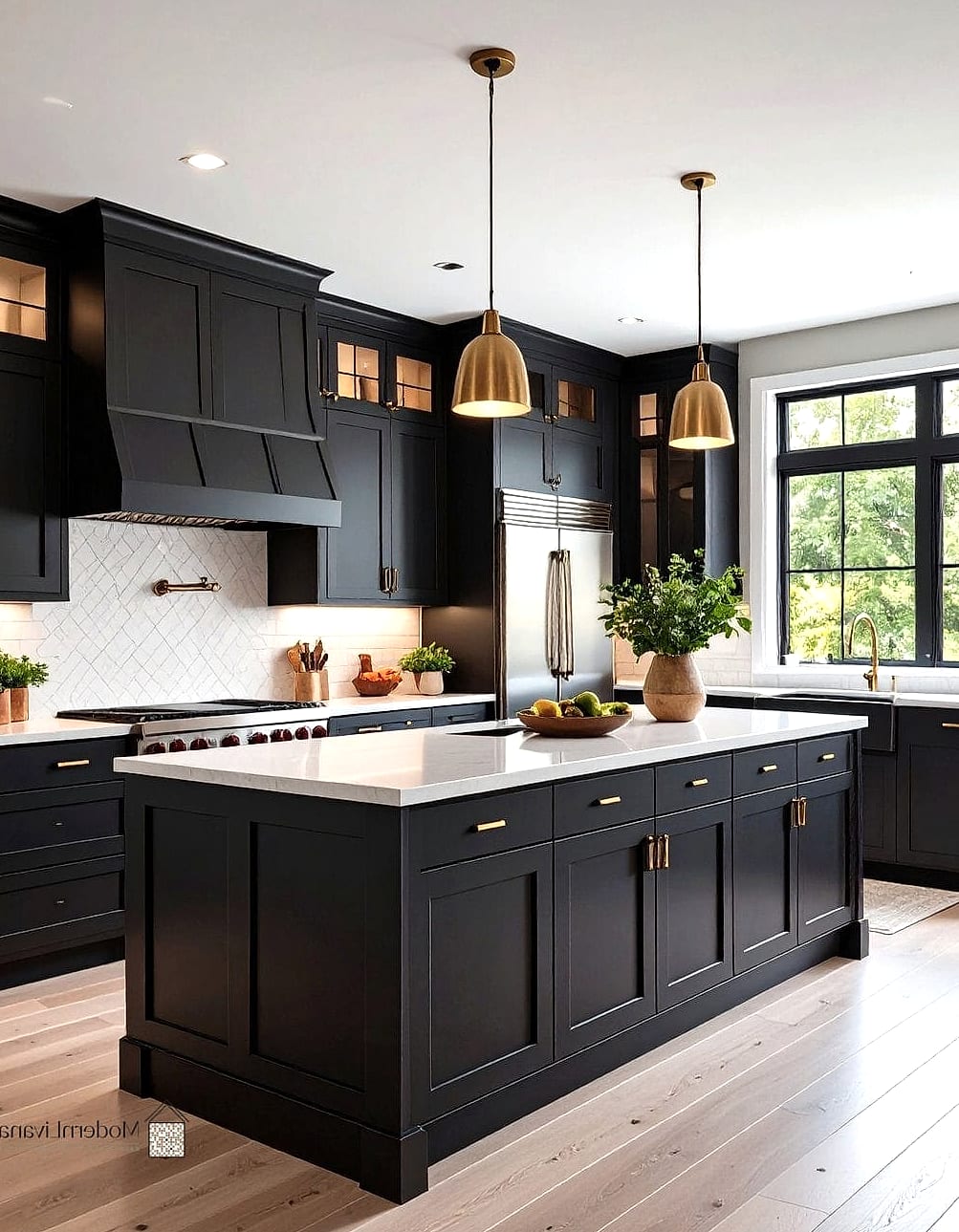 27 Black Cabinets Ideas Trending on Pinterest This Year 2 Matte Black Shaker Cabinets