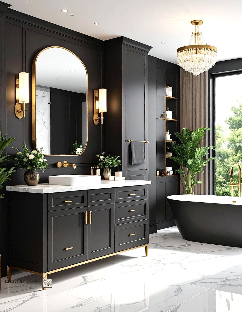 27 Black Cabinets Ideas Trending on Pinterest This Year 12 Matte Black Bathroom Vanity Cabinets