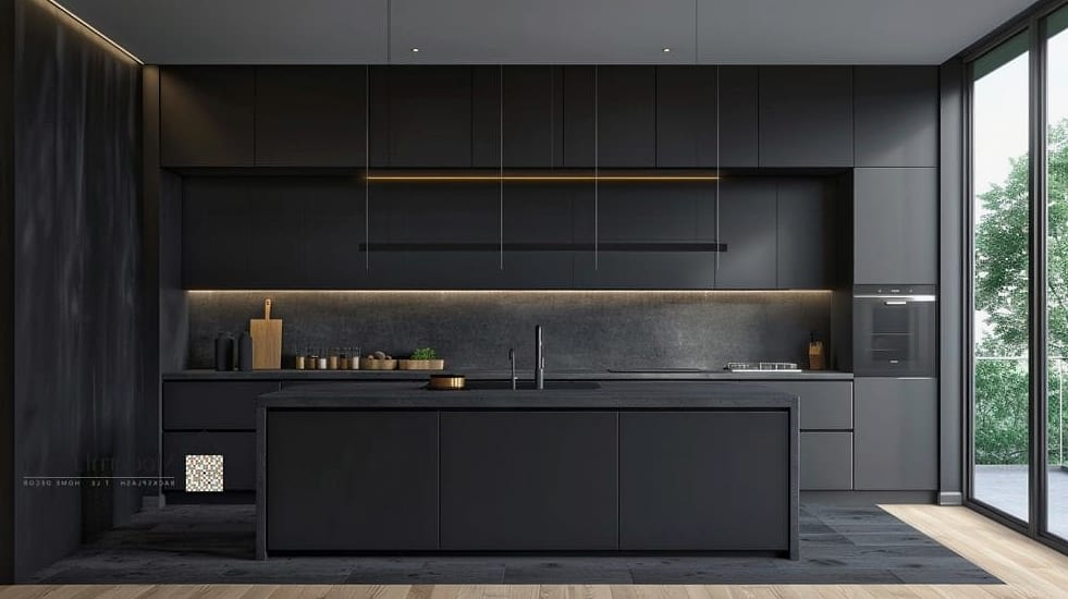 29 Kitchen Cabinet Ideas for Every Home Style and Budget 4 Matte Black Cabinetry