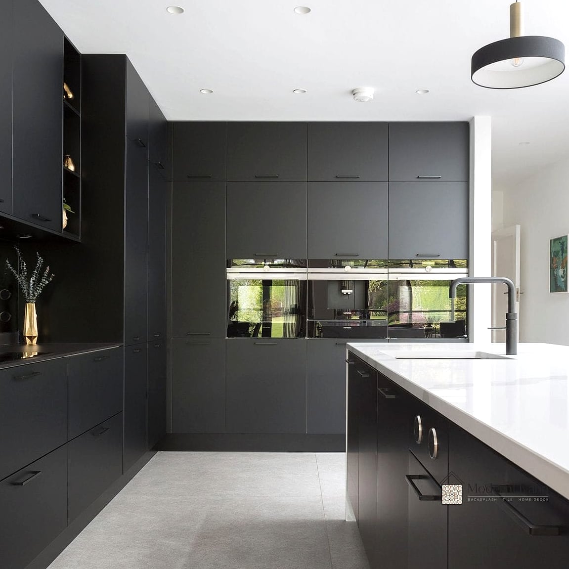 21 Modern Kitchen Ideas for Every Home Style and Budget 5 Matte Black Fixtures