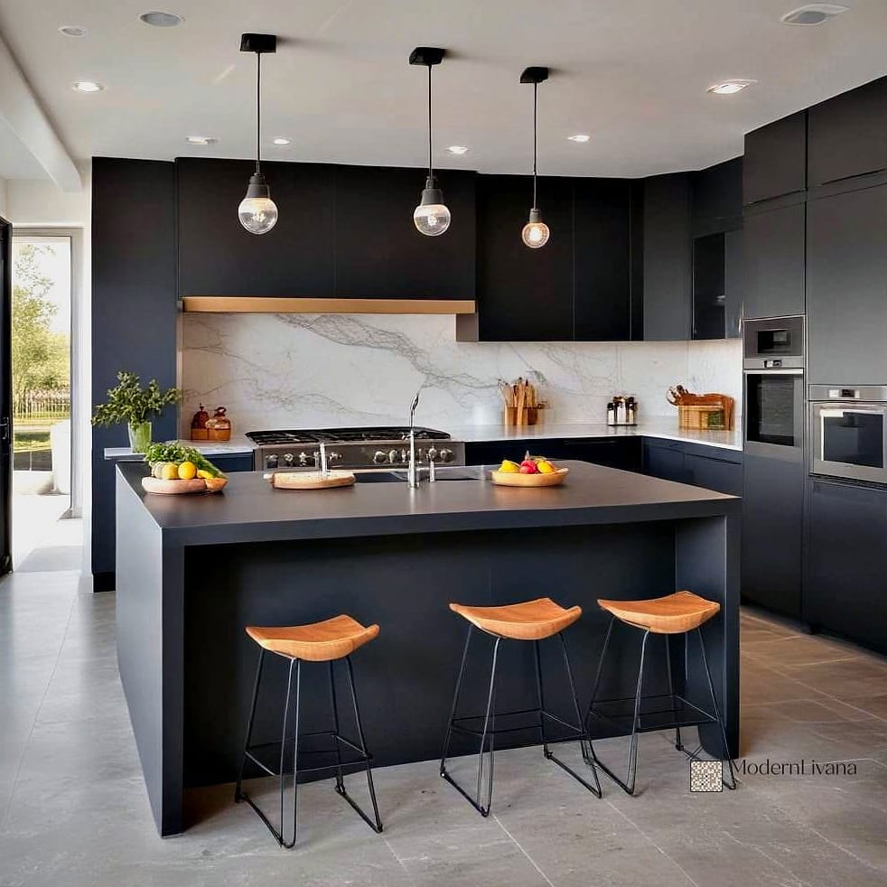 Matte Black Islands
